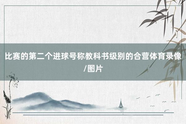 比赛的第二个进球号称教科书级别的合营体育录像/图片